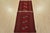 Turkmen Runner 2’7” X 9’8” Red Wool Vintage Tribal Hand-Knotted Oriental Rug For Sale - Image 11 of 12