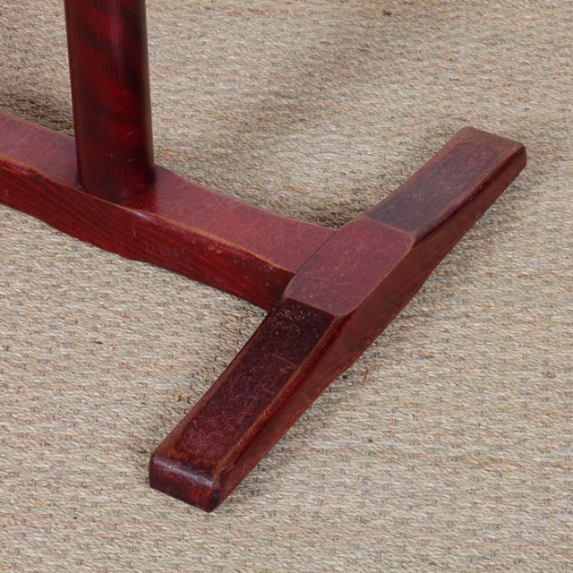1980s Rectangular Dining Table with Upright Wooden Top, 1980 For Sale - Image 5 of 8