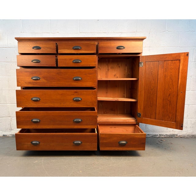 Wood Large Cedar Lined Dresser by Restoration Hardware For Sale - Image 7 of 16