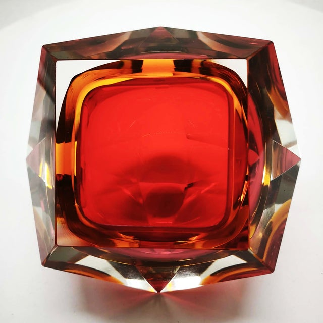 Glass Ashtray in Murano Glass by Flavio Poli for Seguso, 1960s For Sale - Image 7 of 8