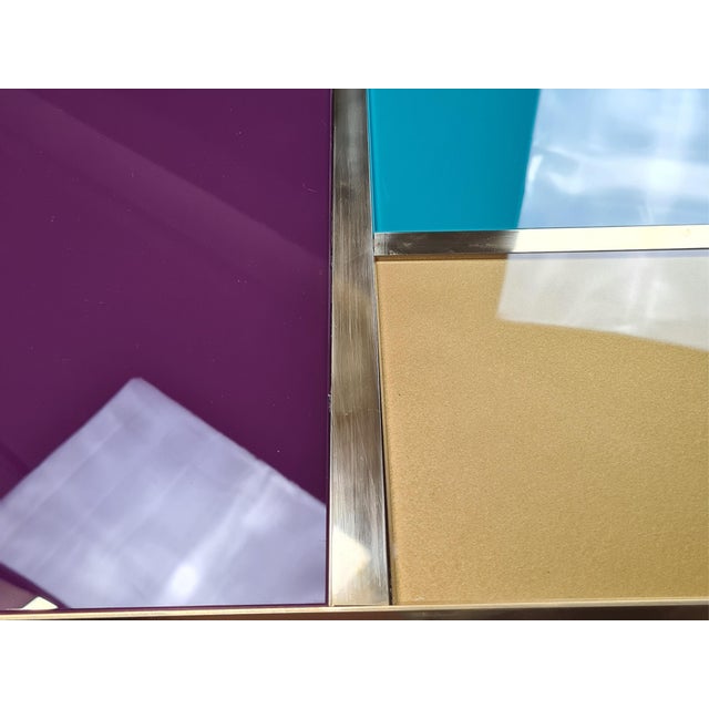 Not Yet Made - Made To Order Murano Glass Coffee Table with Brass Frame from Justfurnituress SRL For Sale - Image 5 of 9