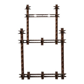 Antique Folk Art Puzzle Tiered Frame, Circa Early 20th Century For Sale