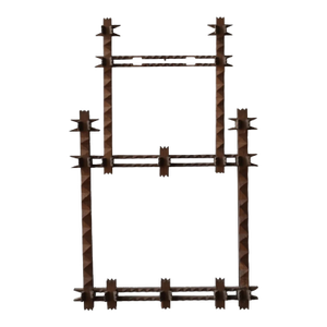 Antique Folk Art Puzzle Tiered Frame, Circa Early 20th Century