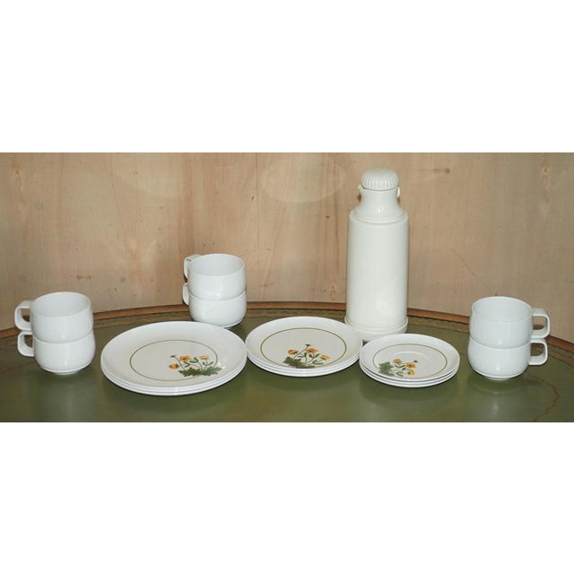 Vintage Six Person Wicker Picnic Hamper from Fortnum & Mason For Sale - Image 13 of 18