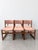 Brown Modernist Cubic Dining Chairs, 1970s, Set of 6 For Sale - Image 8 of 9