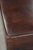 Textile Dark Sheepskin Ottoman with Black Piping For Sale - Image 7 of 10