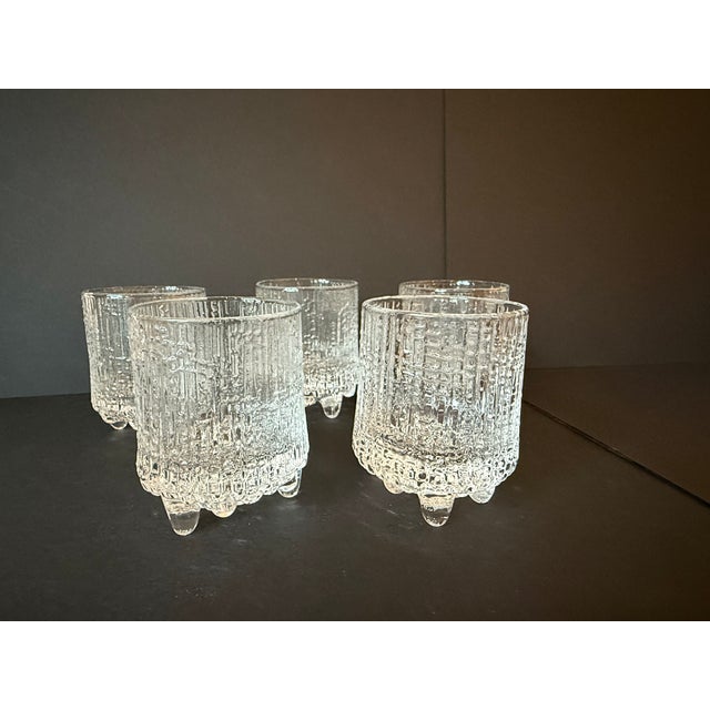 Tapio Wirkkala 1960s Iittala Ultima Thule Cordial Glasses by Tapio Wirkkala, Set of 5 For Sale - Image 4 of 8