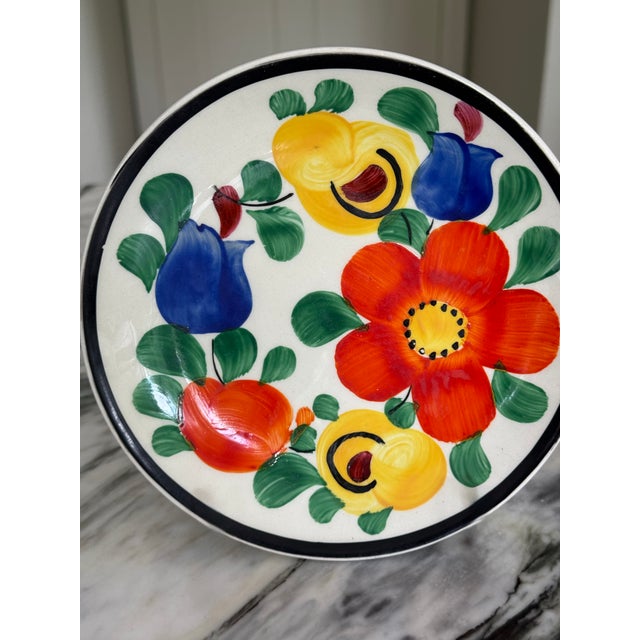 Art Deco Art Deco Ditmar Urbach Decorative Plate For Sale - Image 3 of 7