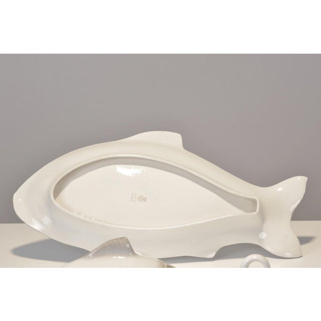 Fish Service by Adolph Müller for Wächtersbach Steingutfabrik, Germany, 1901, Set of 22 For Sale - Image 9 of 13