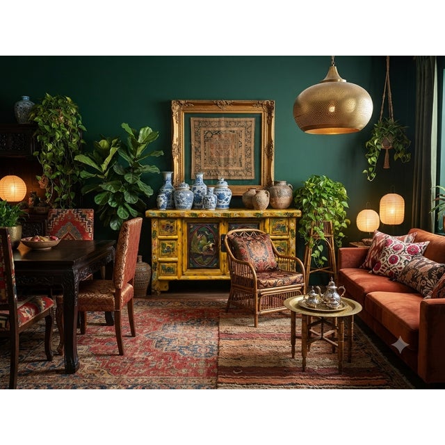 Vintage Chinese Yellow Lacquered Wood Credenza Sideboard Carved Scenic Panels For Sale In San Francisco - Image 6 of 18