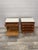 Vintage End Tables with White Glass by Novy Domov, 1965, Set of 2 For Sale - Image 4 of 8