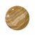 Asian Natural Yellow Brown Stone Carved Fat Round Shape Display Vase For Sale - Image 3 of 6