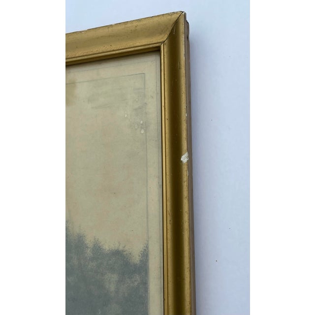 Drawing/Sketching Materials 1856 Pencil Drawing of a Switzerland Chapel For Sale - Image 7 of 9