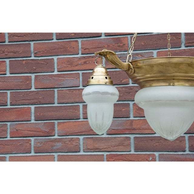 Chandelier, Western Europe, 1950s For Sale - Image 4 of 8