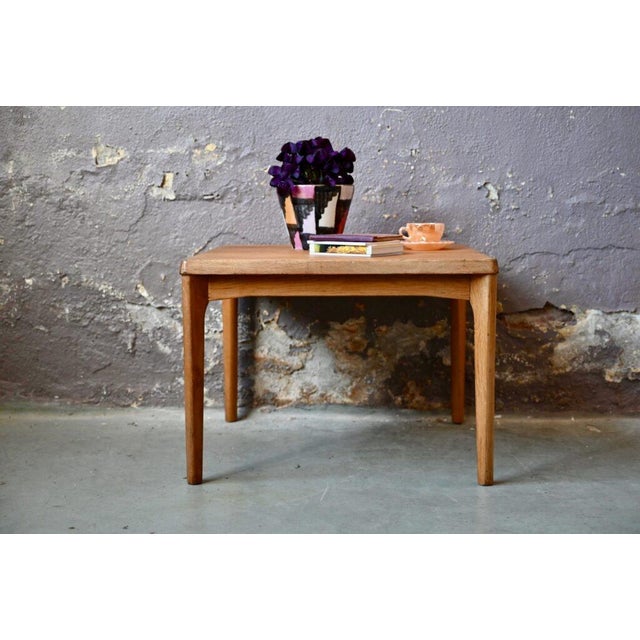 Beige Danish Side Table by Henning Kjærnulf for Vejle Stole & Møbelfabrik, 1960s For Sale - Image 8 of 13