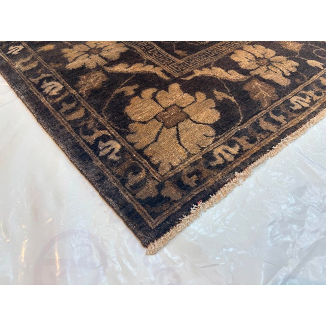 1980s 1980s Vegetable Dye Agra , 8'1" X 10' For Sale - Image 5 of 5