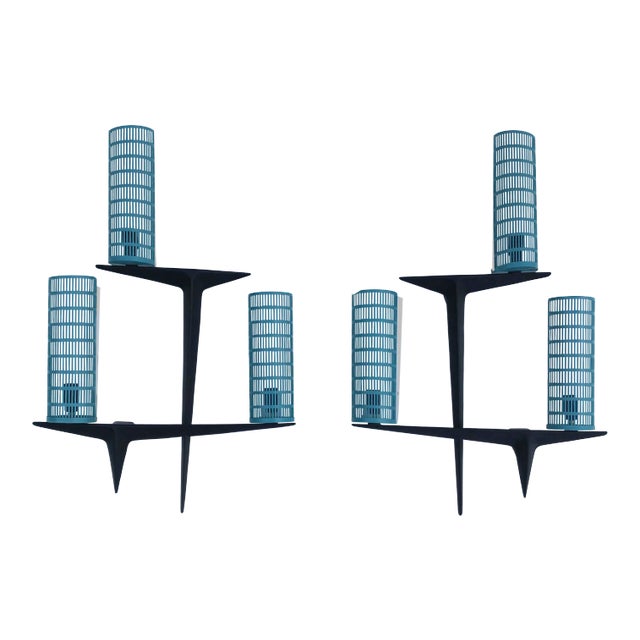 1960s Maison Arlus Sconces - a Pair For Sale