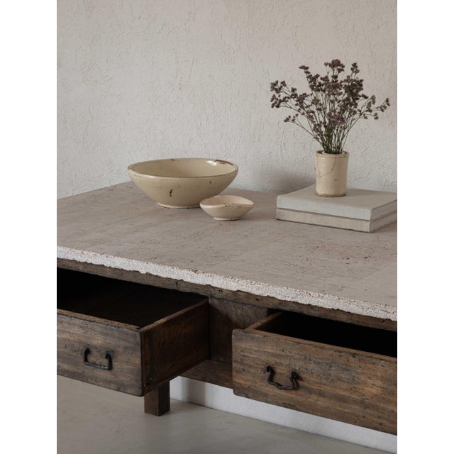 Kitchen Counter with Stone Top For Sale - Image 6 of 18