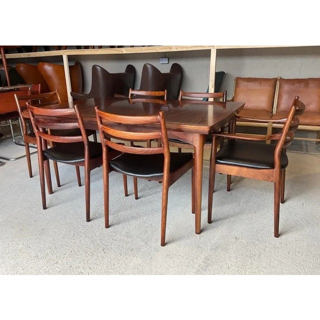 (cites: 25gba10vh4p0b) set of 8 model 191 dining chairs designed by arne vodder for cado/france & søn, denmark 1960’s....