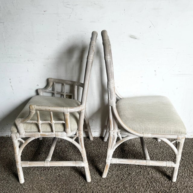 Henry Link Boho Chic Henry Link Rattan Dining Chairs by Lexington - Set of 6 For Sale - Image 4 of 11