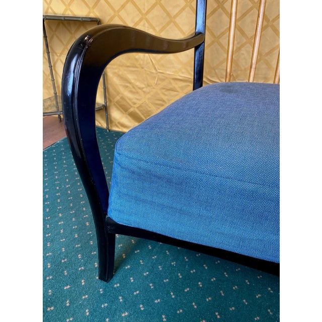 Blue Italian Sofa by Paolo Buffa, 1950s For Sale - Image 8 of 13