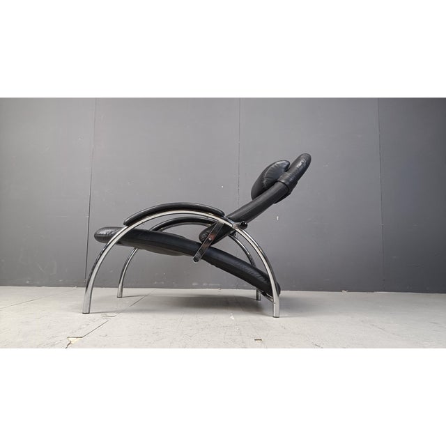 Postmodern Vintage Relax Chair by Ingmar Relling for Vestlandske, 1980s For Sale - Image 3 of 11
