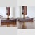 Wood Mid-Century Modern Sculptural Cutout Walnut Table Lamps - Pair For Sale - Image 7 of 12