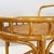 1960s Mid-Century Modern Italian Shelves Bottle Holders Cart in Rattan Bamboo, 1960s For Sale - Image 5 of 18