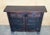 20th Spanish Baroque Carved Walnut Tuscan Two Drawers Credenza or Buffet For Sale - Image 4 of 10