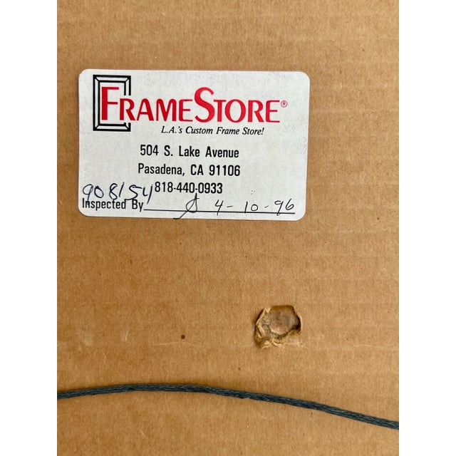 Black Vintage Framed Tibetan Buddhist Thangka For Sale - Image 8 of 8