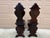 Antique 19th Century Italian Renaissance Hand Carved Walnut Hall Chairs, Pair For Sale - Image 10 of 10