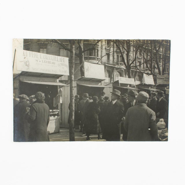 Art Deco Antique Show in Paris, Silver Gelatin Black and White Photography, April 1927 For Sale - Image 3 of 4