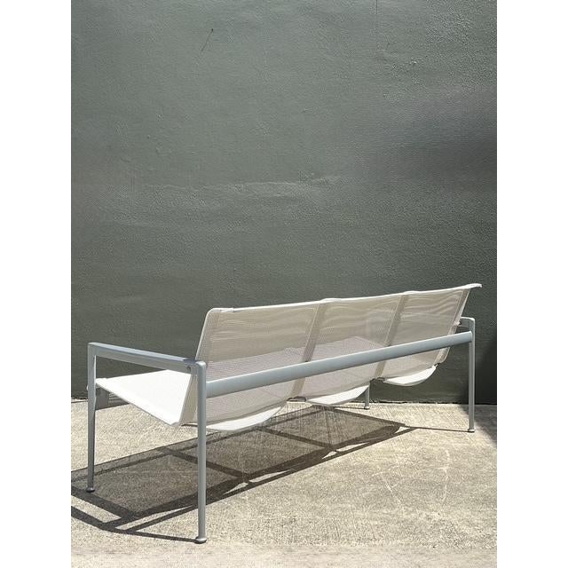 Metal Vintage MCM Richard Schultz 1966 Outdoor Sofa For Sale - Image 7 of 12