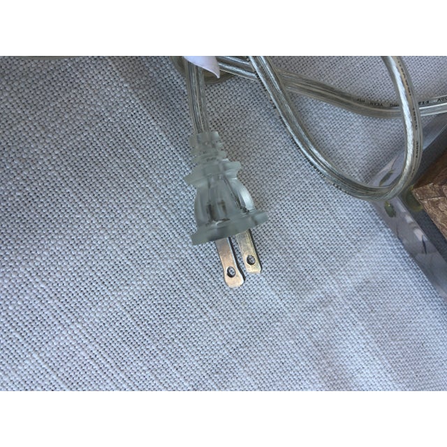 Late 20th Century Volcanic Stone Pele Table Lamp For Sale - Image 9 of 10