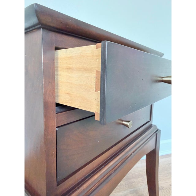 Caperton Furnitureworks Pair of Handmade Solid Cherry Nightstands For Sale - Image 4 of 12