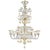 Ornate Murano Glass Chandelier with Refined Gold Trimming by Simoeng For Sale - Image 9 of 9