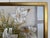 Beige Vintage Ramon Textured Floral Still Life Painting Lilies Framed Canvas Art For Sale - Image 8 of 12
