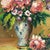 Peter Kelland, Still Life with Peonies, 1960s, Oil Painting on Canvas For Sale - Image 3 of 6