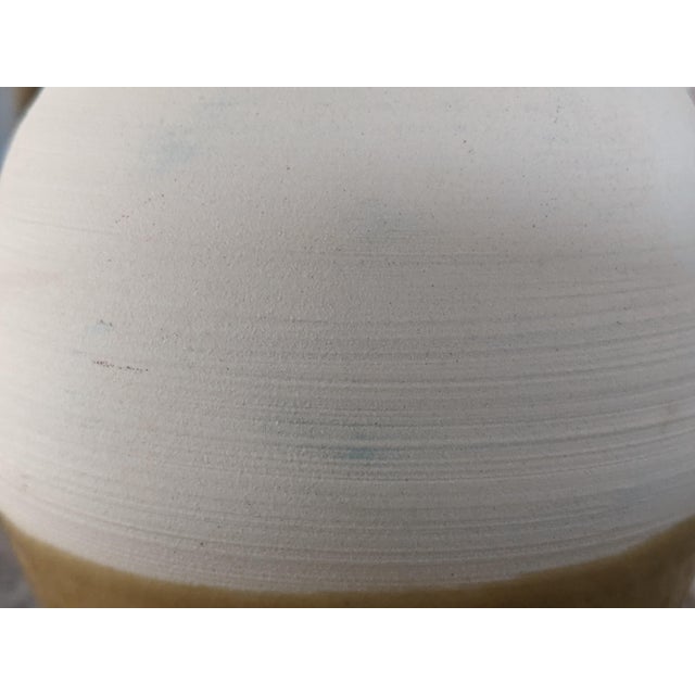 Vintage Handcrafted Studio Pottery Abstract Vessel Vase For Sale - Image 11 of 13