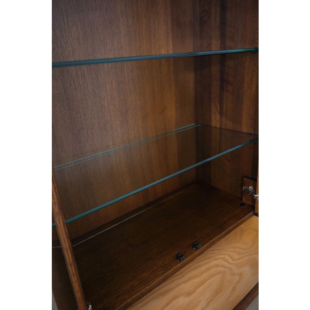 Wood Stickley Arts & Crafts Mission Oak Highlands Display Cabinet For Sale - Image 7 of 18
