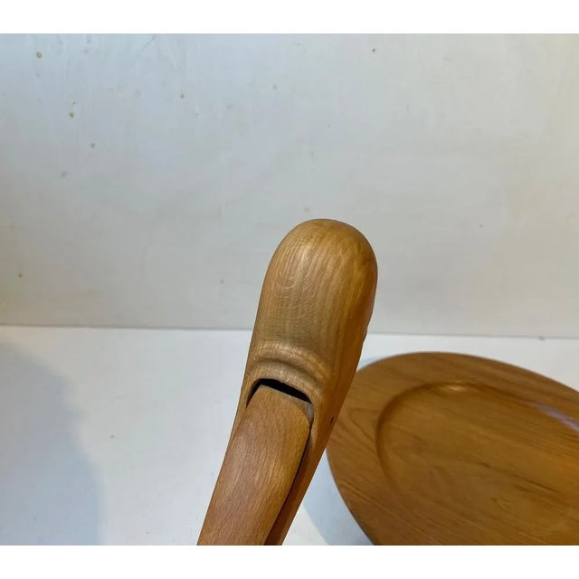 1940s Beech Nutcracker & Bowl by Kay Bojesen, 1930s, Set of 2 For Sale - Image 5 of 11