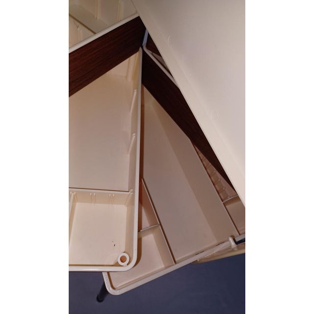 Brown Mid-Century Sewing Box, 1960s For Sale - Image 8 of 18