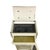 Ivory Vintage 1980s Postmodern Jewelry Armoire With Gold-Tone Trim For Sale - Image 8 of 18