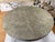 Wood / metal (hammered zinc) covered table.