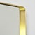 1970s Rectangular Gilt Metal Mirror, 1970s For Sale - Image 5 of 11