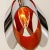 Cascade Fixture with Six Chrome and Orange Pendants in Raak Style, 1970s For Sale - Image 10 of 18