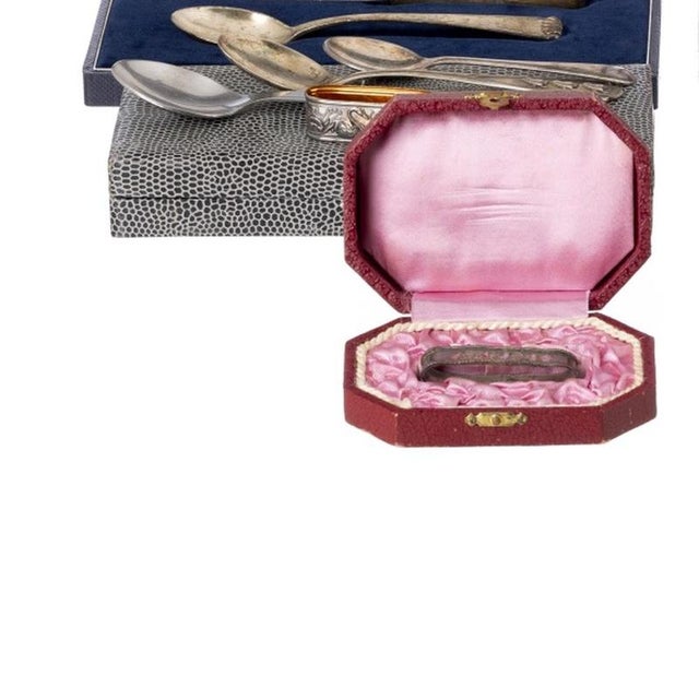 Lot of Portuguese Silver Cases, Set of 6 For Sale - Image 3 of 6