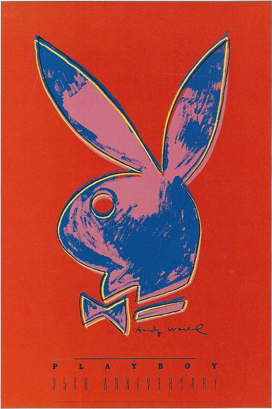 アンディ ウォーホル Playboy Bunny 4 1999年製 ポスター Original Vintage ANDY WARHOL PLAYBOY BUNNY 4 Bunnies Pop Art