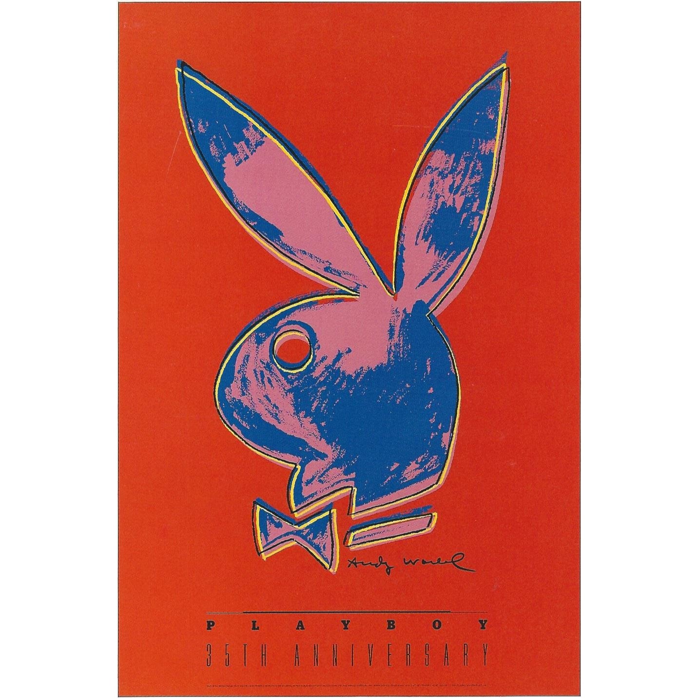 andy warhol playboy 35th anniversary poster