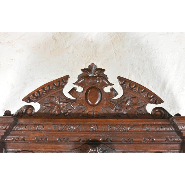 French Louis Xiii Style Oak Hunt Display Cabinet For Sale - Image 6 of 18